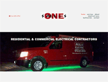 Tablet Screenshot of allinoneelectric.com